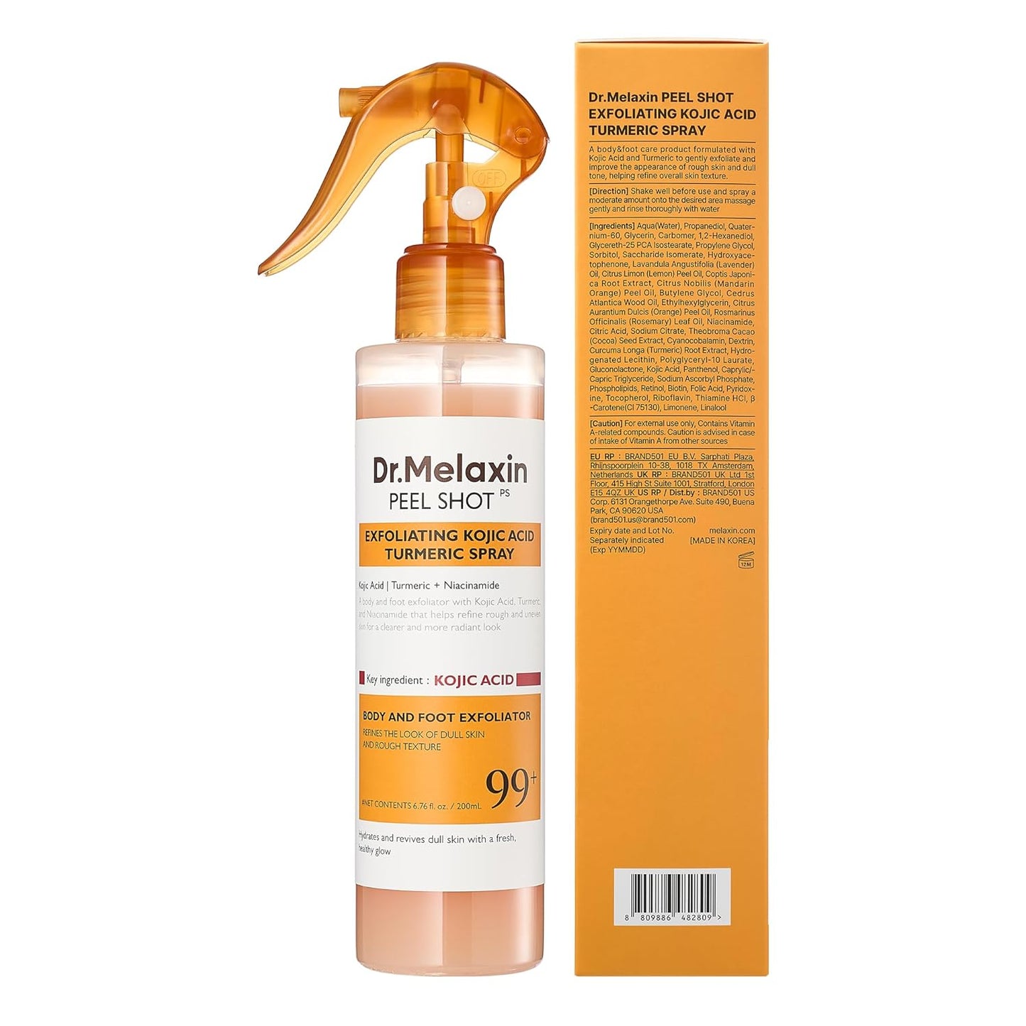 Korean Body Brightening Spray